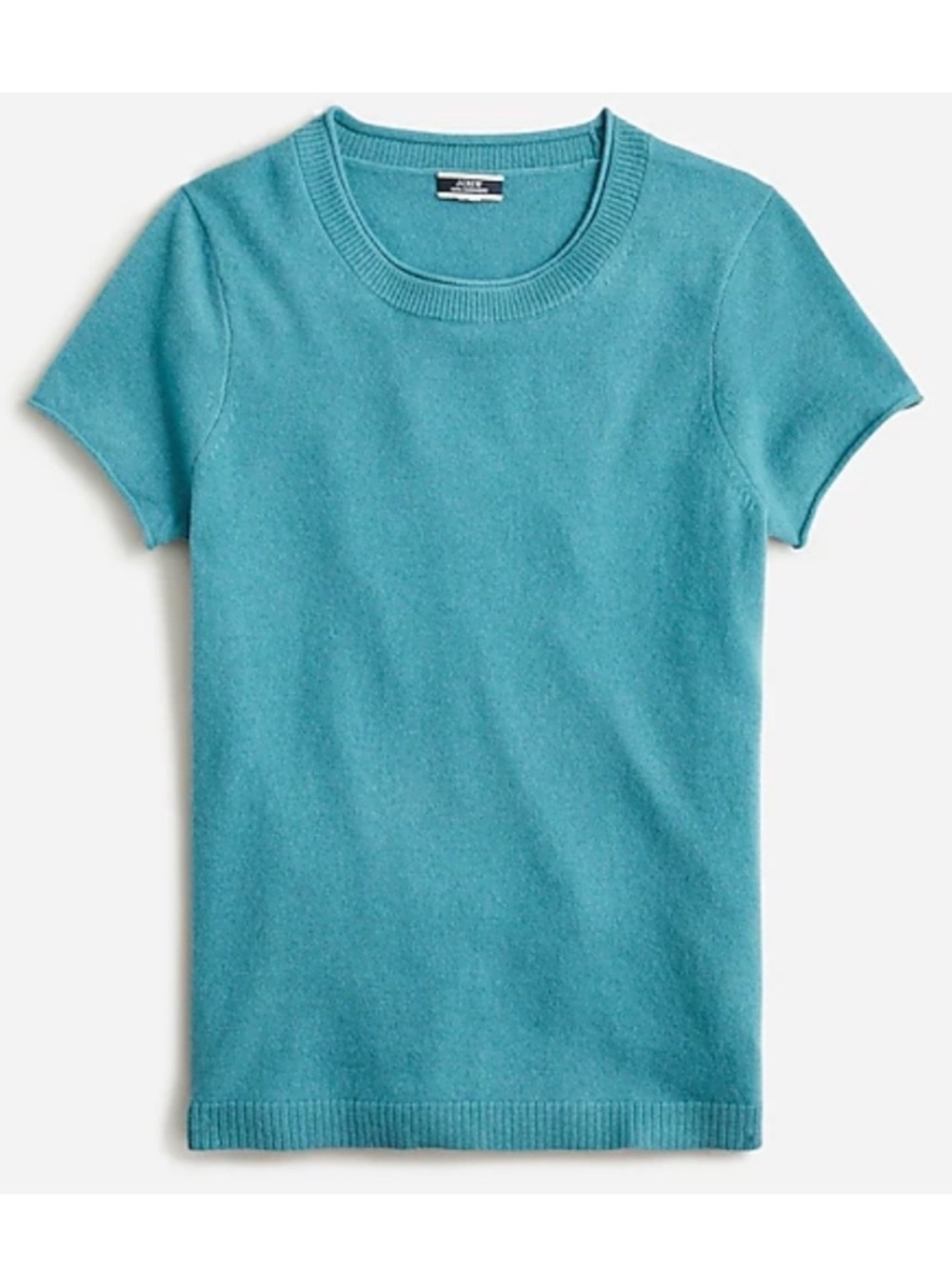 J crew teal Cashmere relaxed T-shirt